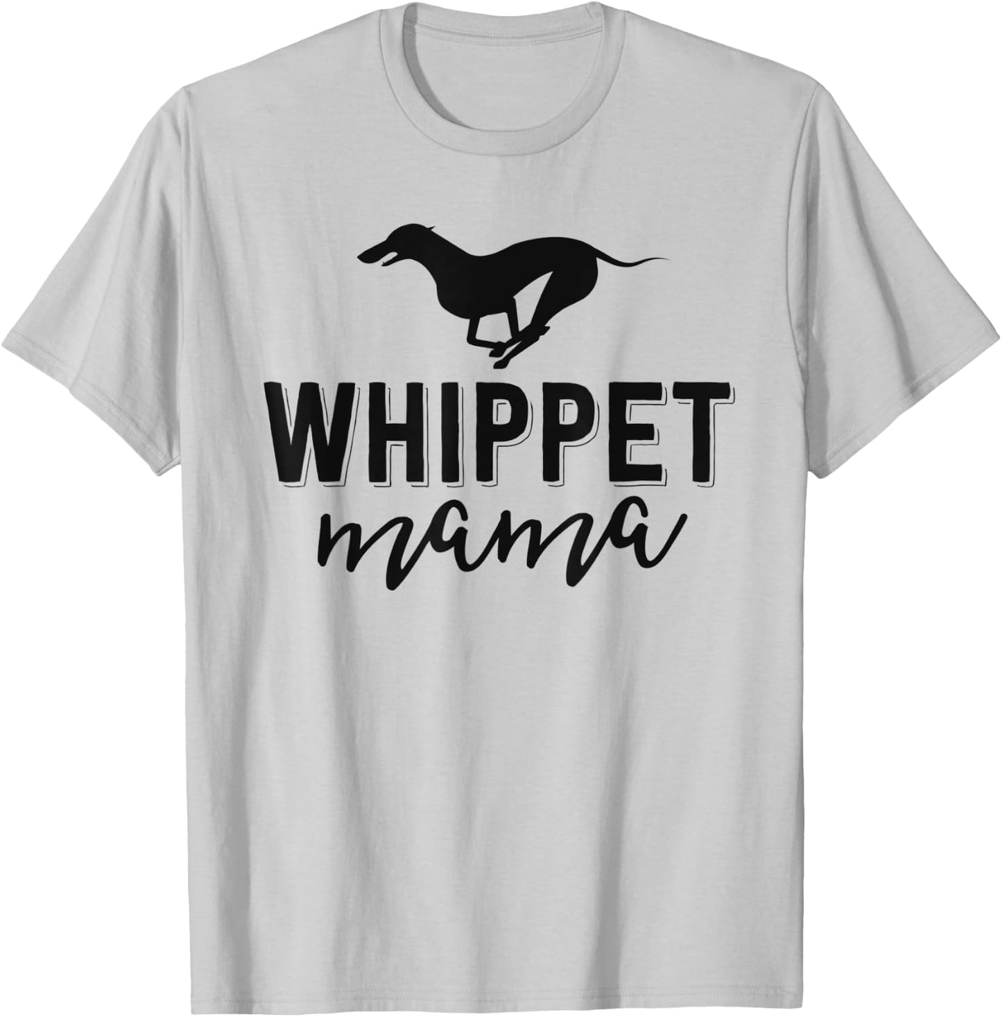 Floral Dog Mom Shirts Owner Gift Whippet Mama T-Shirt - T-Shirt | Ash