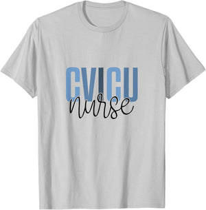 CVICU Nurse Cardiac Anatomy Cardiology Heart ICU T-Shirt - T-Shirt | Ash