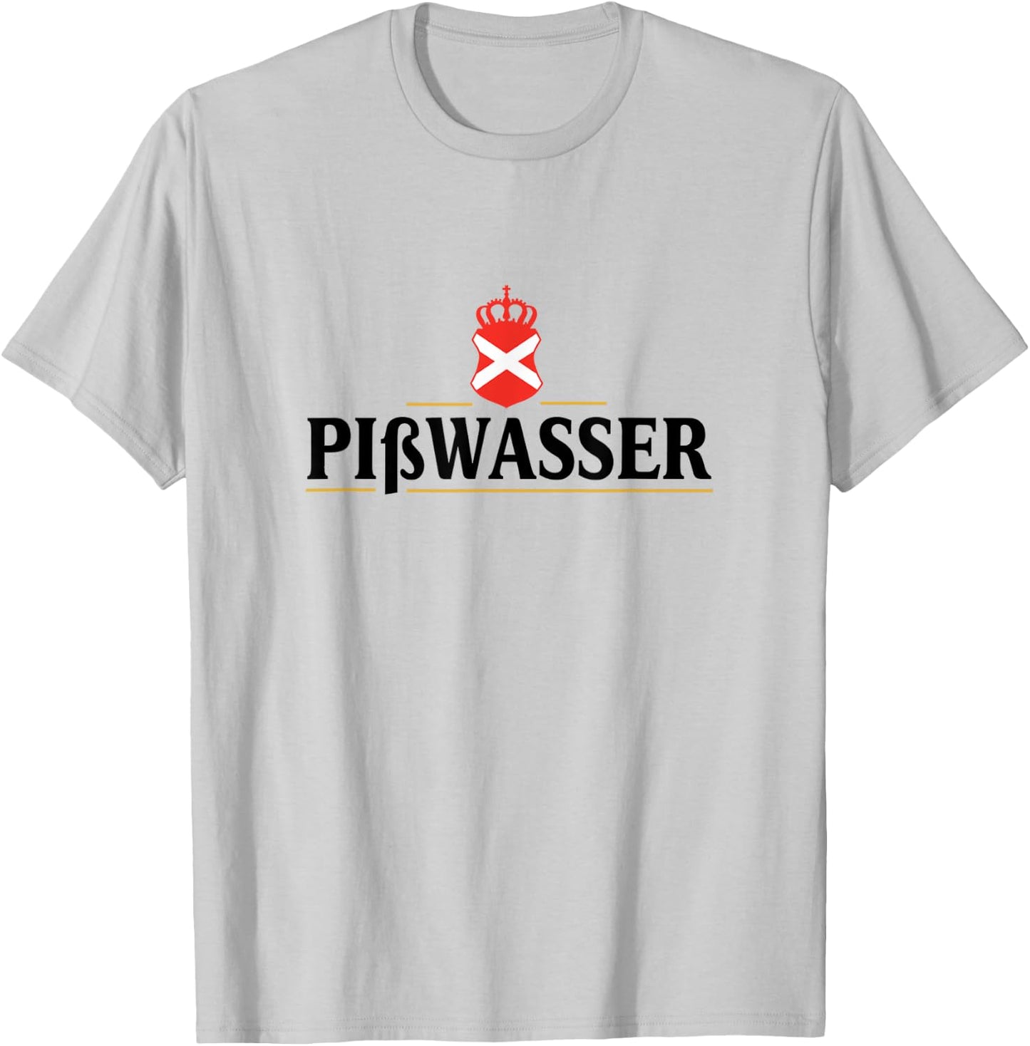 Fictionnal Beer Pißwasser Logo T-Shirt - T-Shirt | Ash