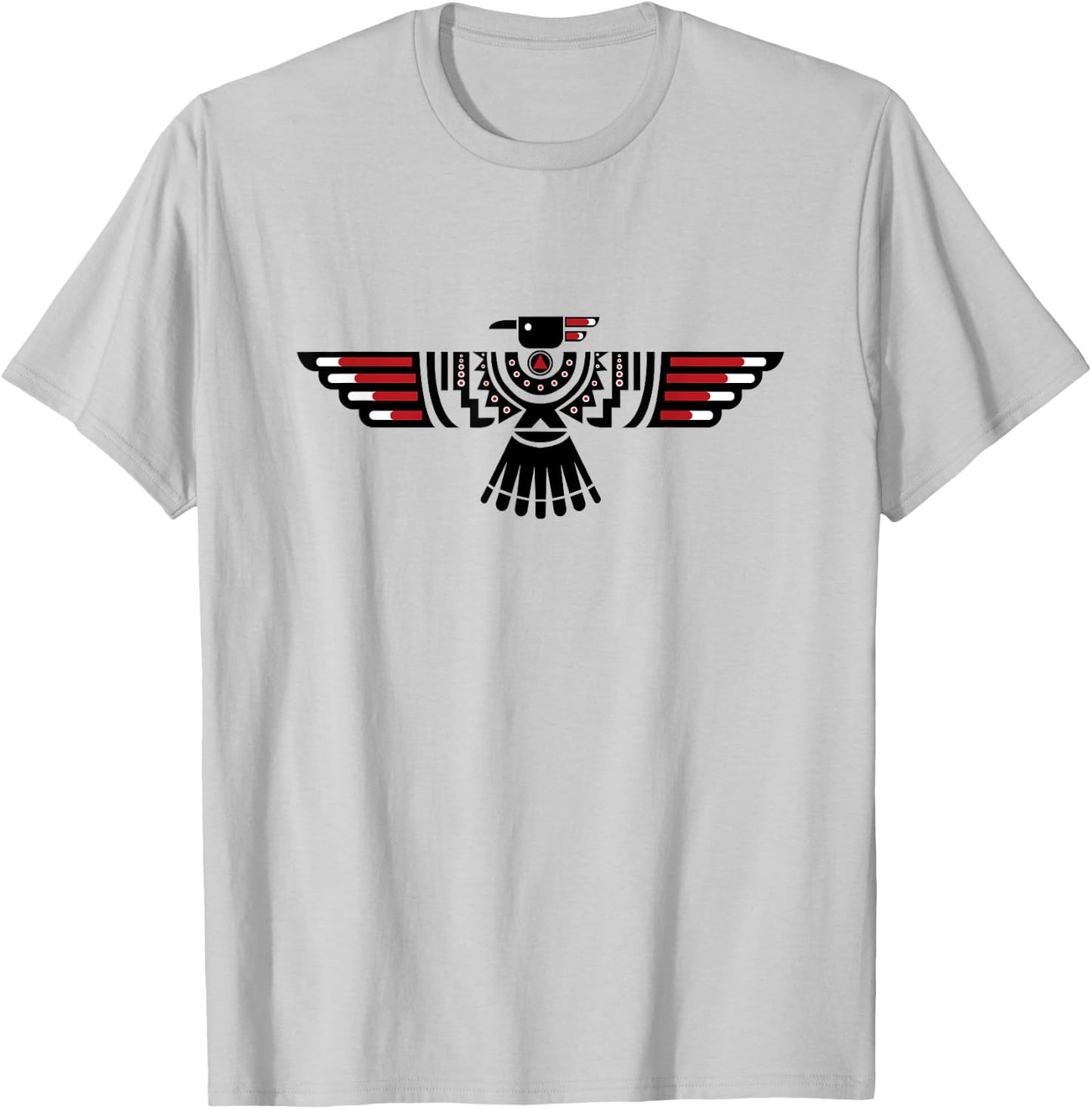 Native American Thunderbird Indigenous Peoples Day T-Shirt - T-Shirt | Ash