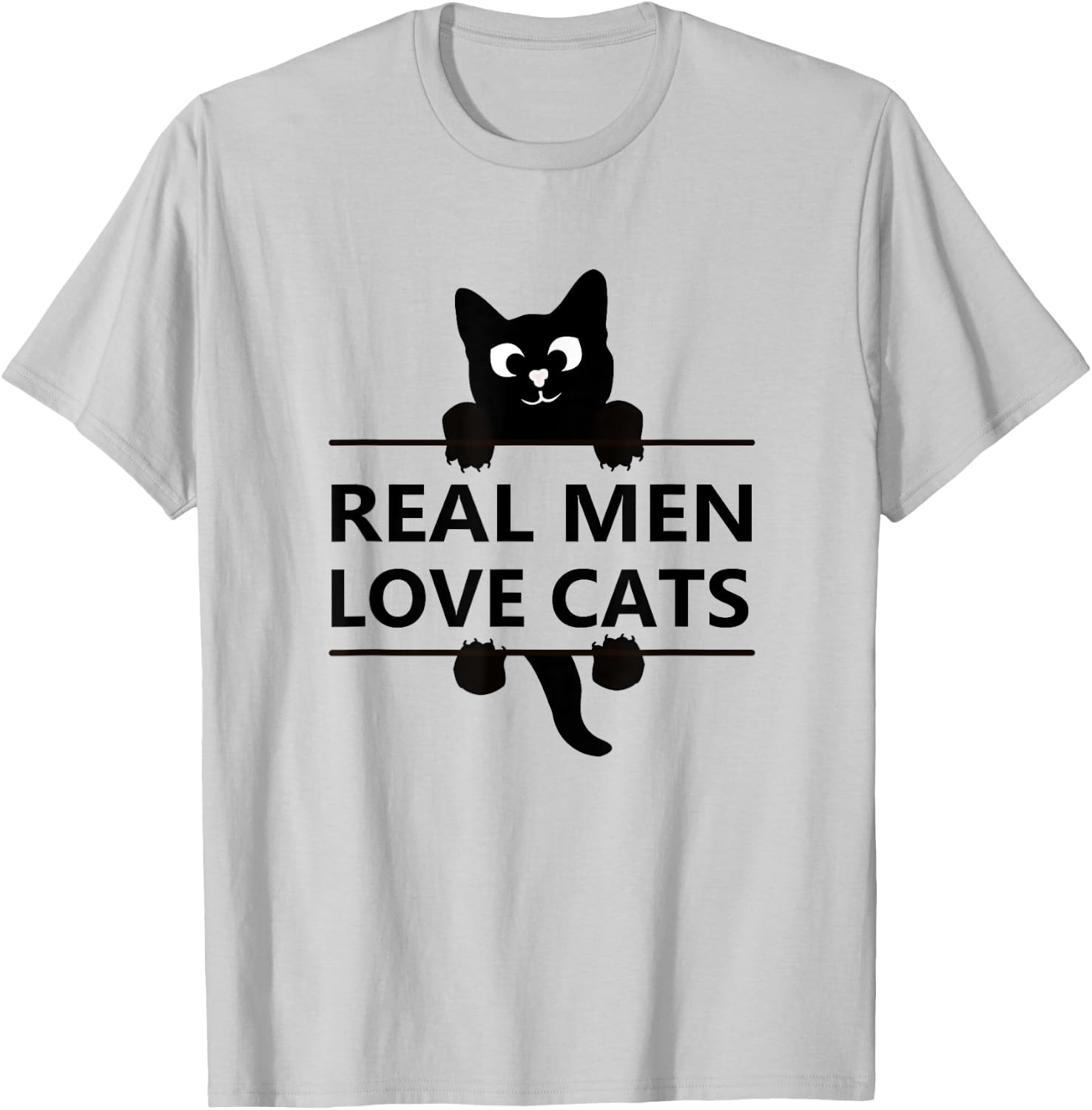Cats Real Men Love and have Cats cat lover gift T-Shirt - T-Shirt | Ash