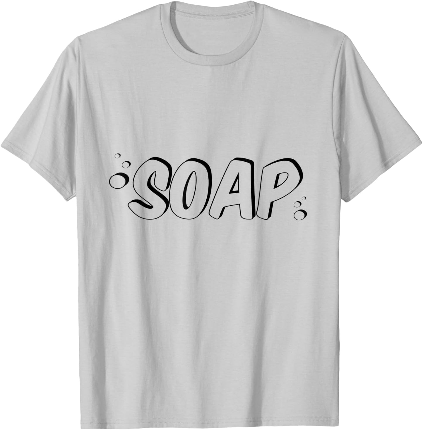 Funny Bar of Soap Halloween Costume Healthcare Wash Hands T-Shirt - T-Shirt | Ash