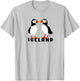 Two Cute puffins from Iceland T-Shirt - T-Shirt | Ash