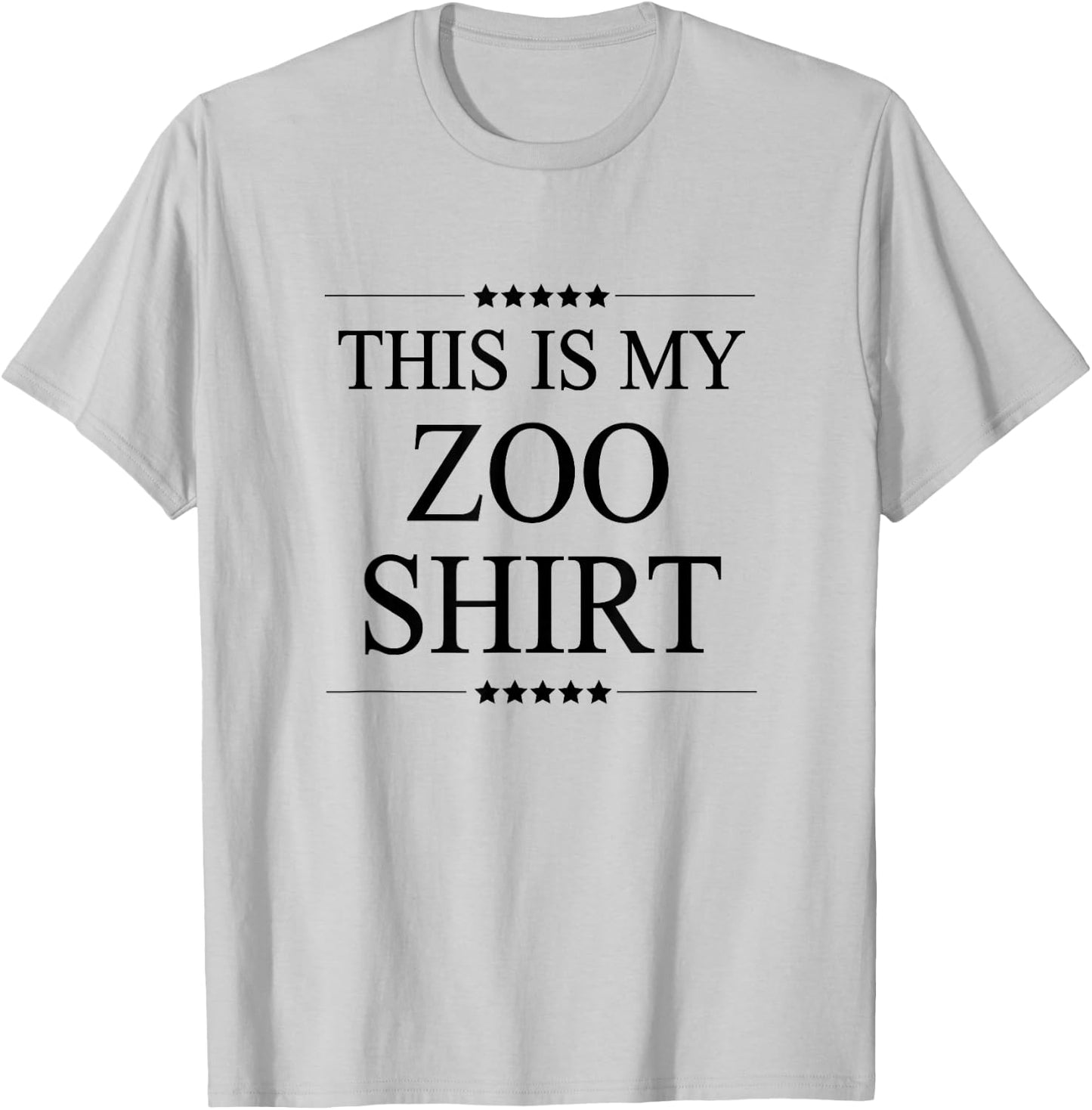This is My Zoo Shirt Funny Graphic T-Shirt - T-Shirt | Ash
