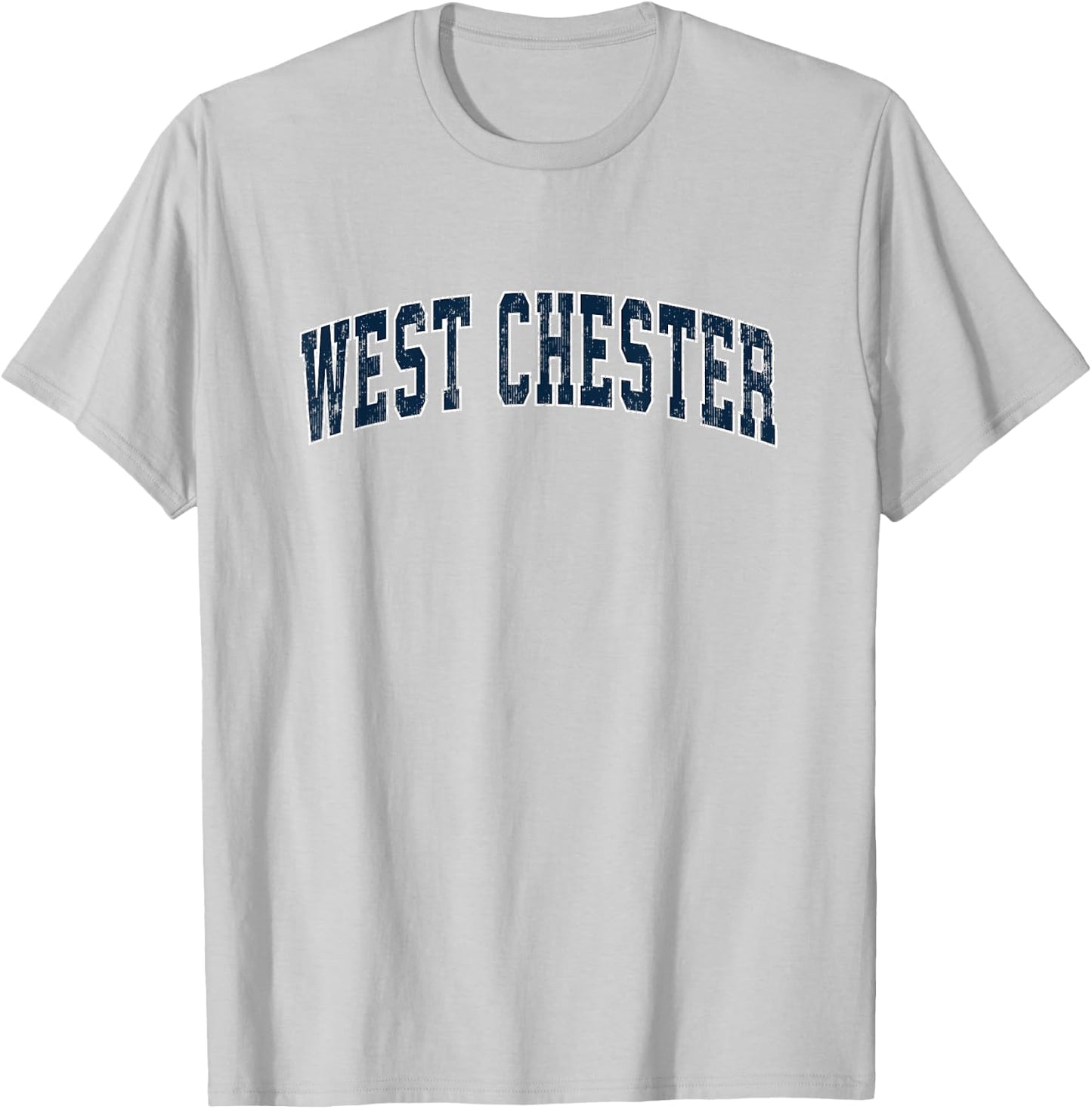 West Chester Pennsylvania PA Vintage Sports Design Navy Desi T-Shirt - T-Shirt | Ash