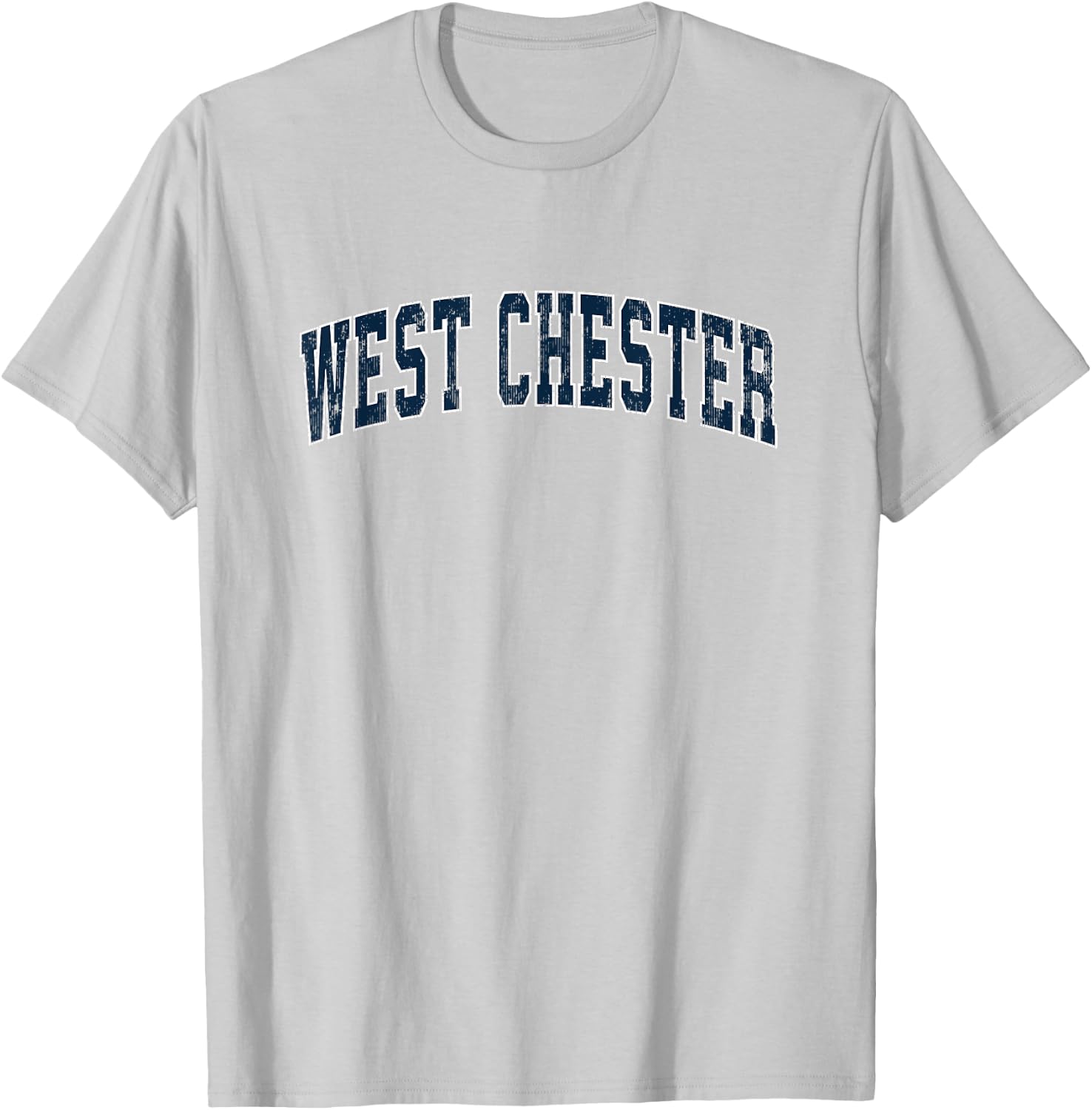 West Chester Pennsylvania PA Vintage Sports Design Navy Desi T-Shirt - T-Shirt | Ash