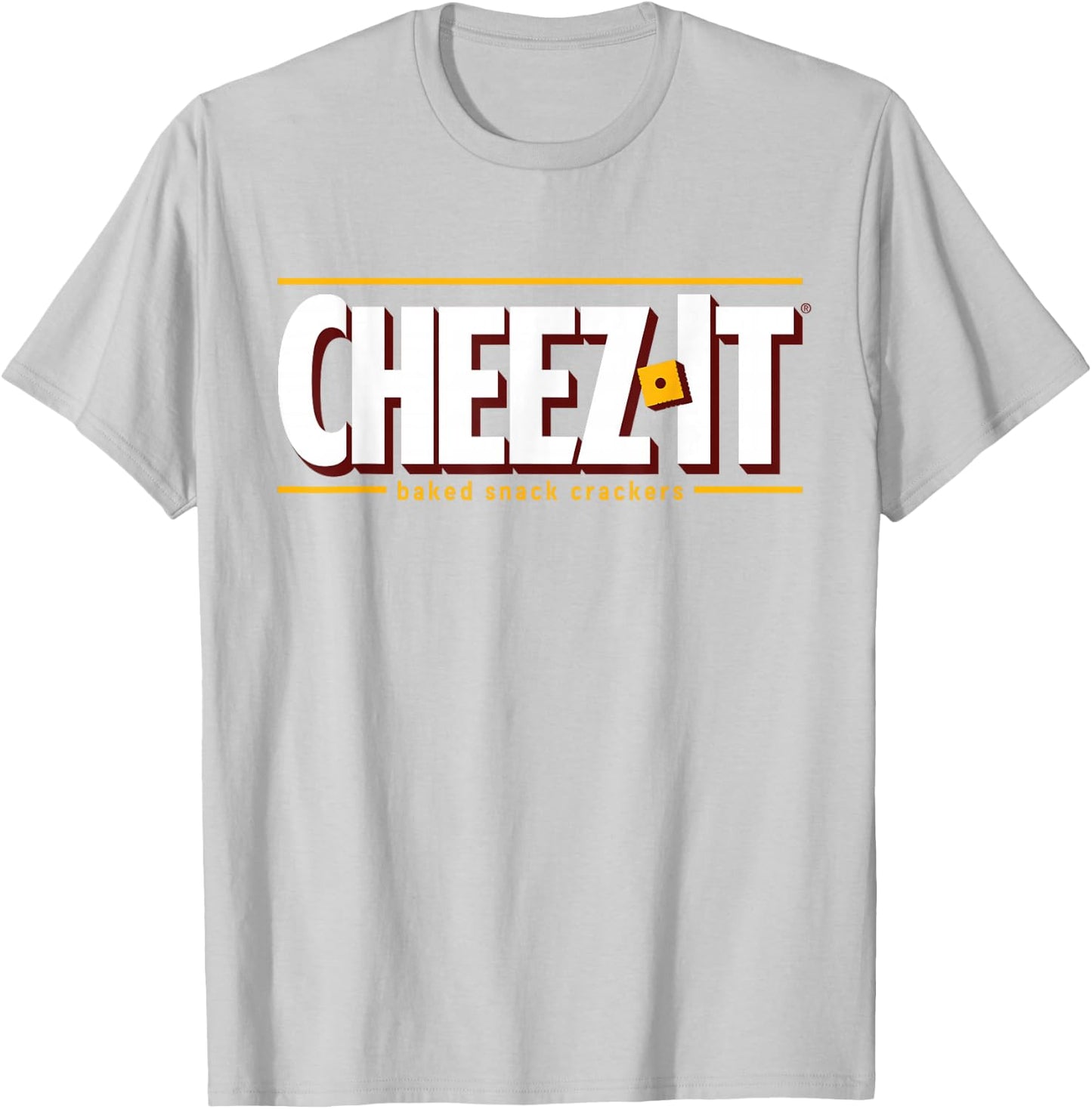 Kellogg's Cheez-It Logo , Men's Exercise and Fitness, , Short Sleeve, Red, X-Small T-Shirt - T-Shirt | Ash