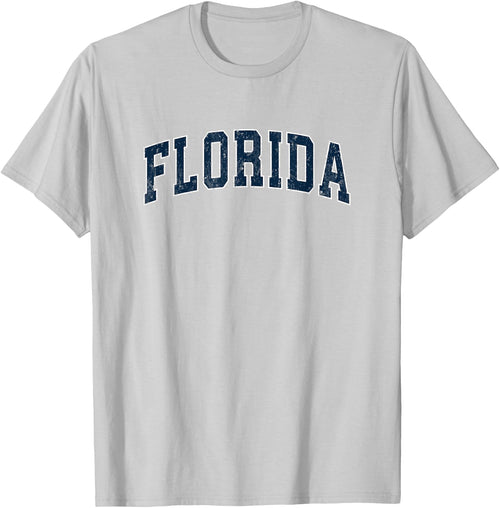 Florida FL Vintage Sports Design Navy Design