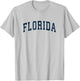 Florida FL Vintage Sports Design Navy Design T-Shirt - T-Shirt | Ash