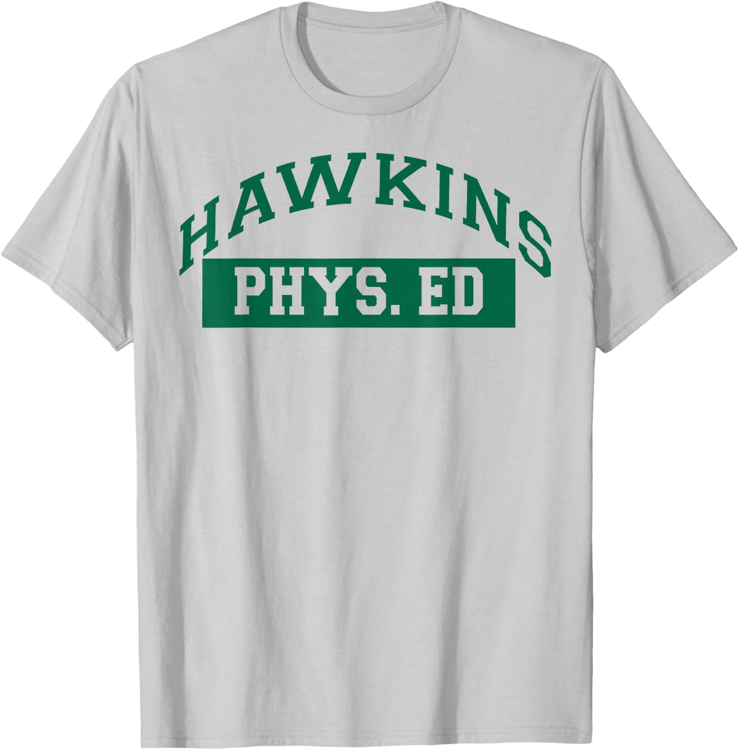 Netflix Stranger Things Hawkins Phys. Ed Logo T-Shirt - T-Shirt | Ash