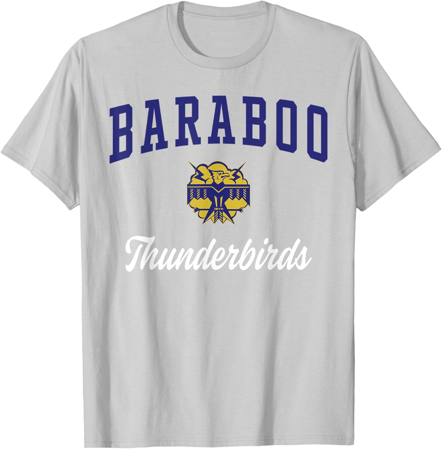 Baraboo High School Thunderbirds T-Shirt - T-Shirt | Ash