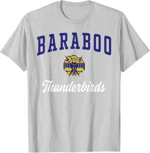 Baraboo High School Thunderbirds T-Shirt - T-Shirt | Ash