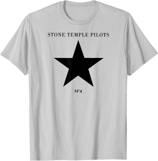 Stone Temple Pilots - No. 4 White T-Shirt - T-Shirt | Ash