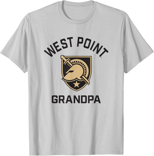 Army West Point Black Knights Arched Grandpa T-Shirt - T-Shirt | Ash