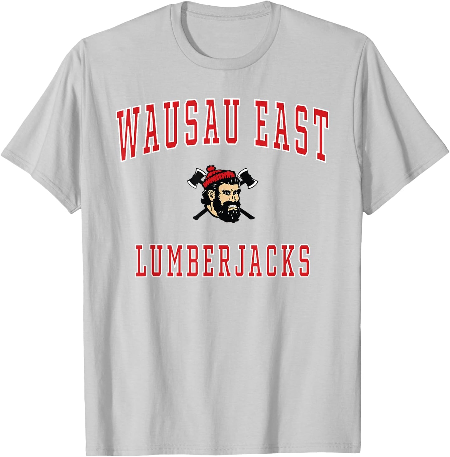 Wausau East High School Lumberjacks T-Shirt - T-Shirt | Ash