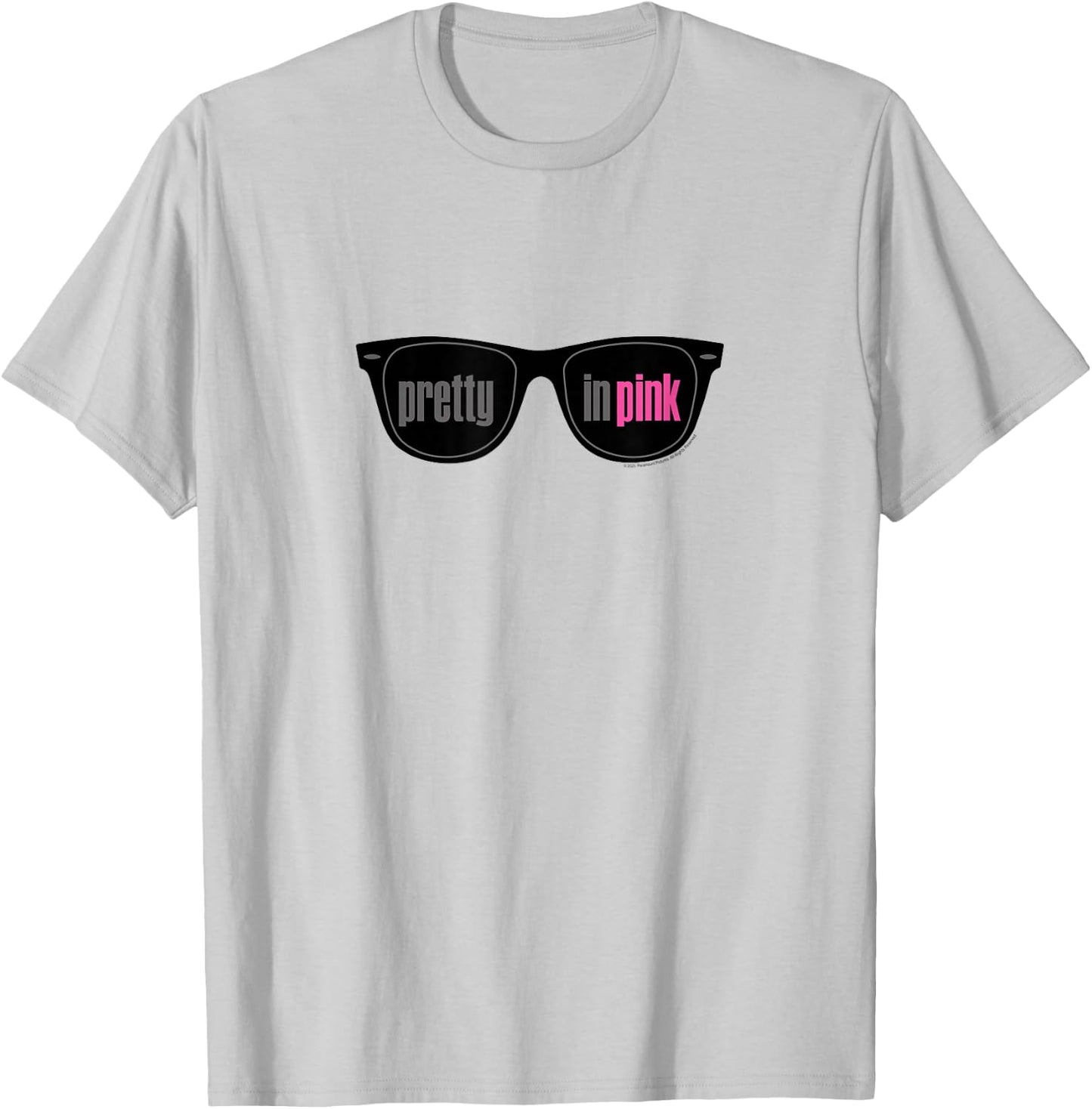 Pretty in Pink Sunglasses Logo T-Shirt - T-Shirt | Ash
