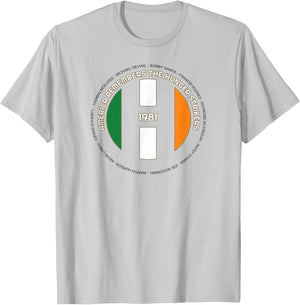 America Remembers Bobby Sands & The HS Irish Republican T-Shirt - T-Shirt | Ash
