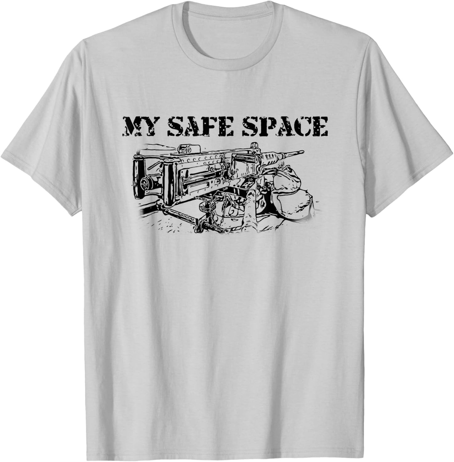 0331 Machine Gunner, Funny Infantry T-Shirt - T-Shirt | Ash