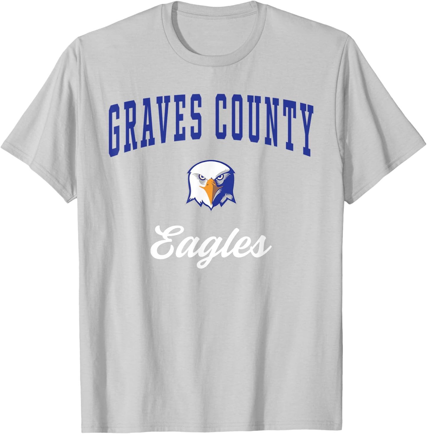 Graves County High School Eagles T-Shirt - T-Shirt | Ash