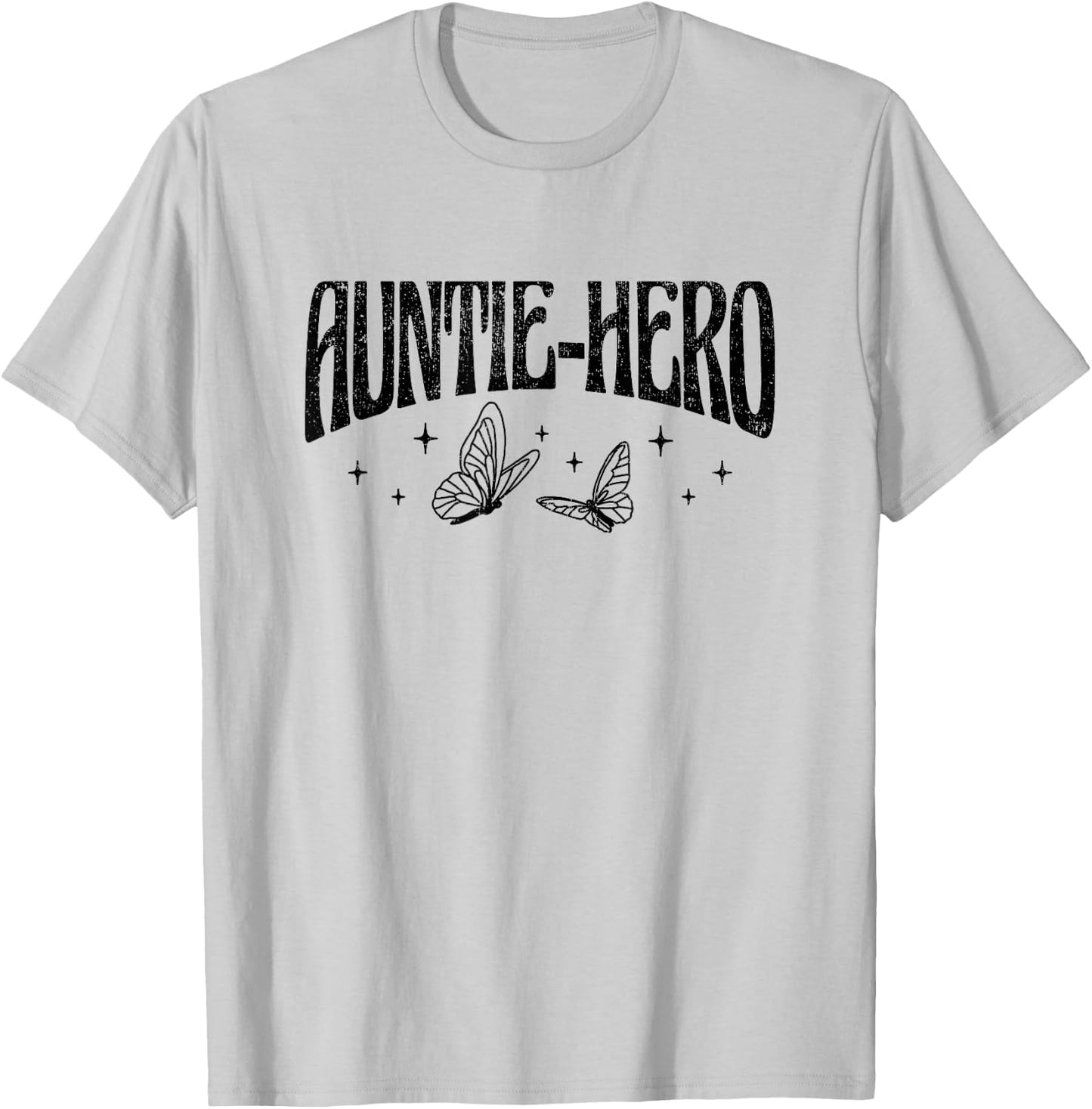 Auntie Hero T-Shirt - T-Shirt | Ash