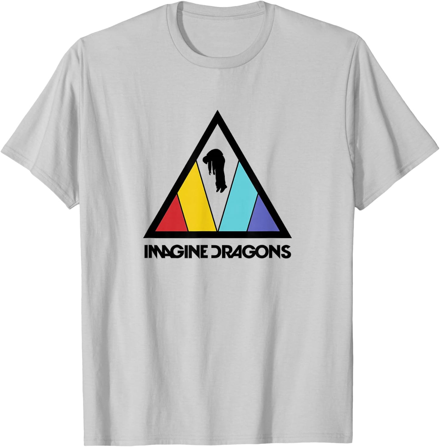 Imagine Dragons Triangle Logo T-Shirt - T-Shirt | Ash