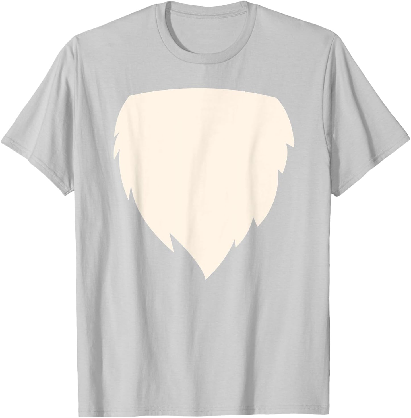 Funny Fox Chest Belly Hairy Halloween Costume Gift T-Shirt - T-Shirt | Ash