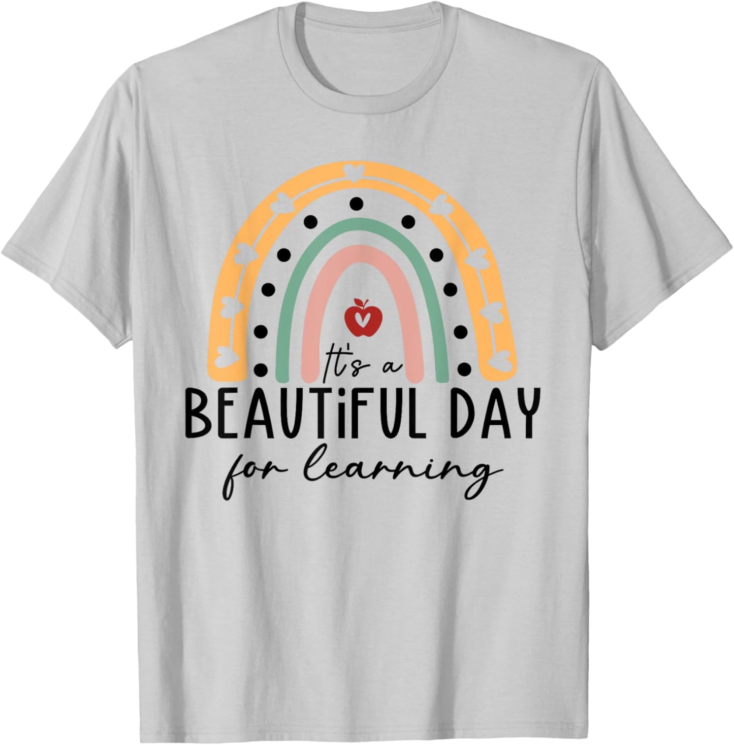It's Beautiful-Day For Learning Retro Teacher Students Women T-Shirt - T-Shirt | Ash