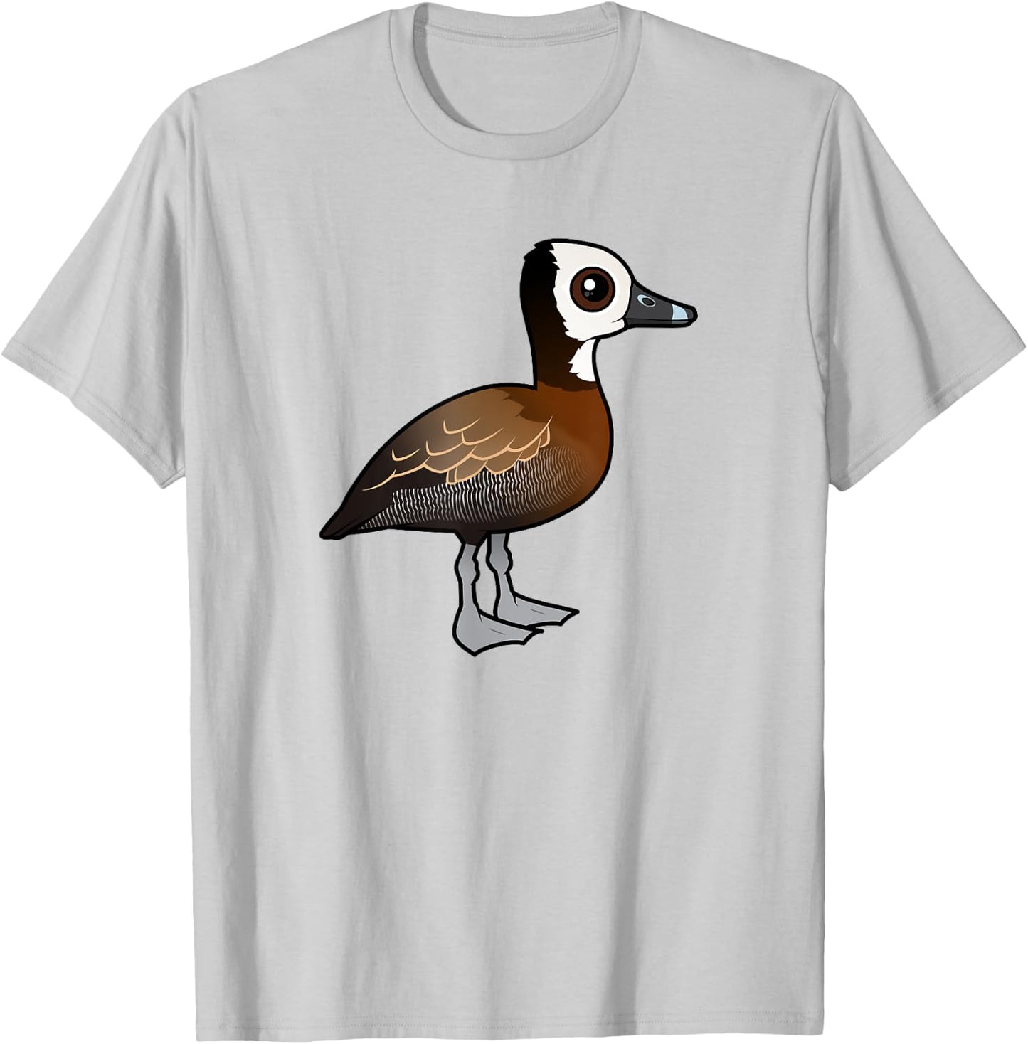 Birdorable White-faced Whistling-Duck T-Shirt - T-Shirt | Ash