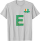 Team Flag Group apparel - E - Côte d'Ivoire Ivory Coast T-Shirt - T-Shirt | Ash