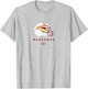 Louisiana Monroe ULM Warhawks All-Season Football Helmet T-Shirt - T-Shirt | Ash