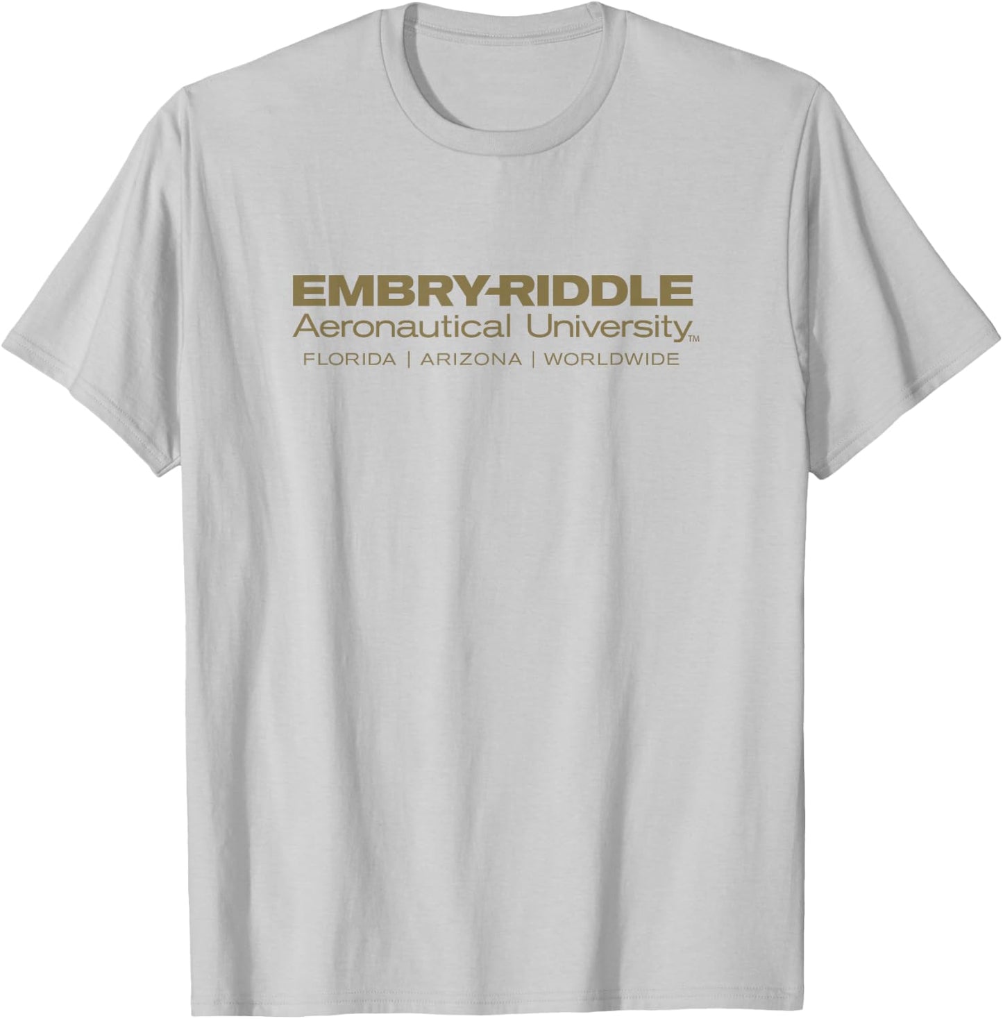 Embry Riddle Eagles | Official NCAA Worldwide | PPERAUW03 T-Shirt - T-Shirt | Ash