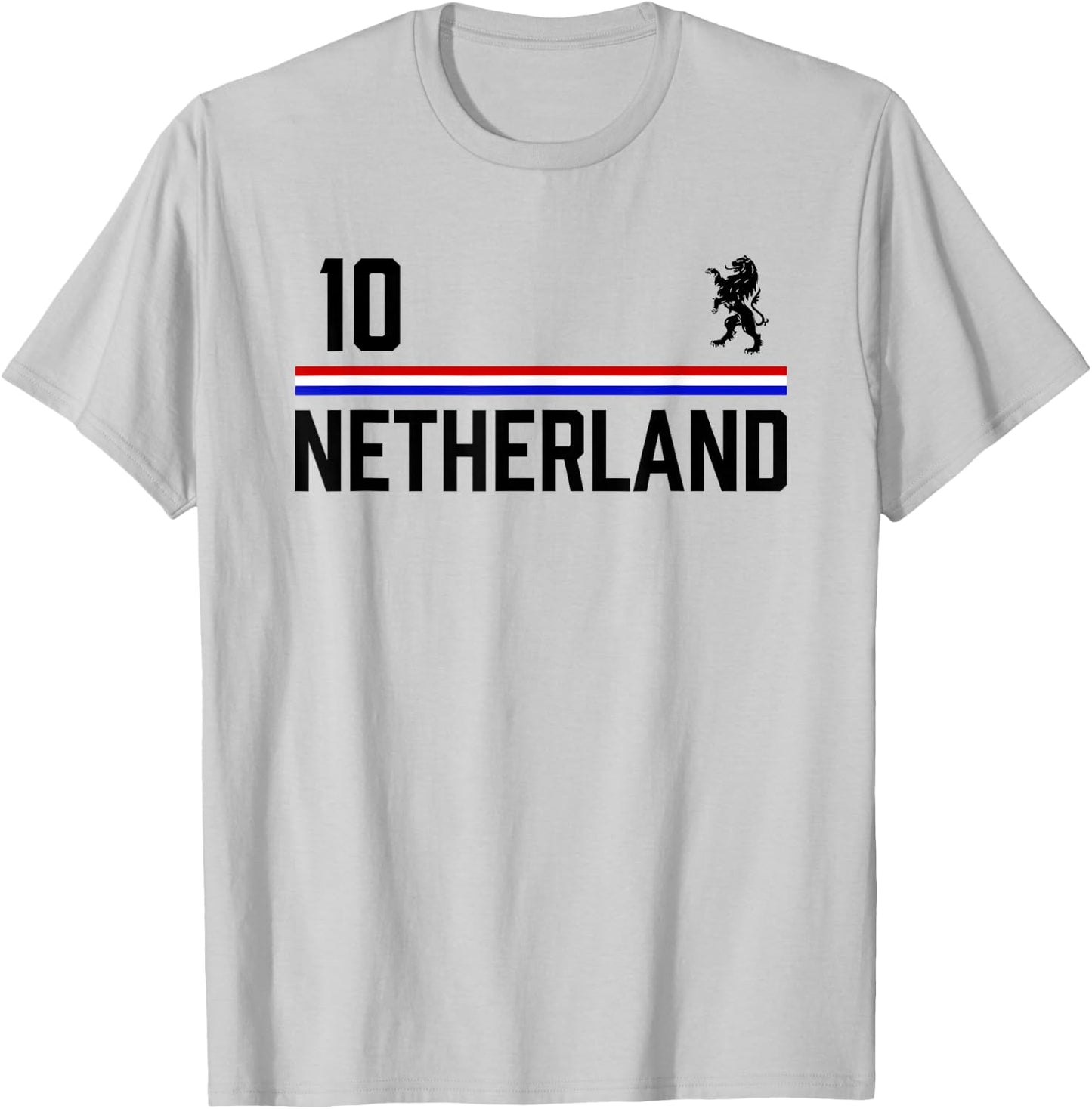 Netherlands Soccer Jersey, Oranje Football Holland T-Shirt - T-Shirt | Ash