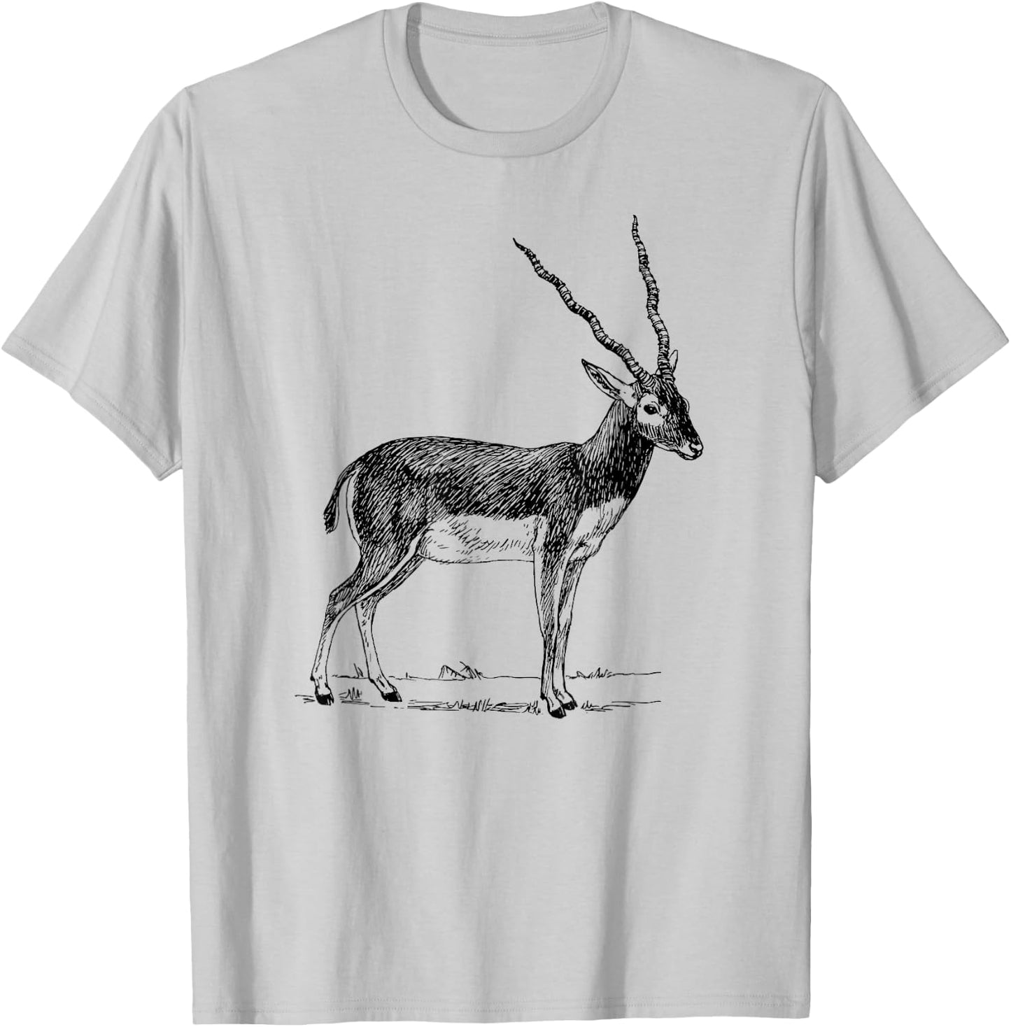 Antelope Animal T-Shirt - T-Shirt | Ash