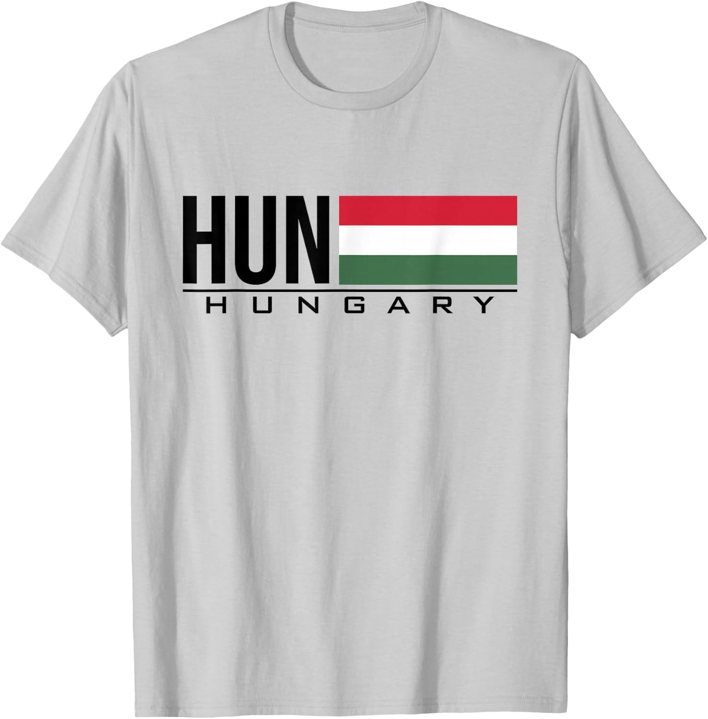 Hungary Flag Hungarian Country Code Hun Sports Games Athlete T-Shirt - T-Shirt | Ash