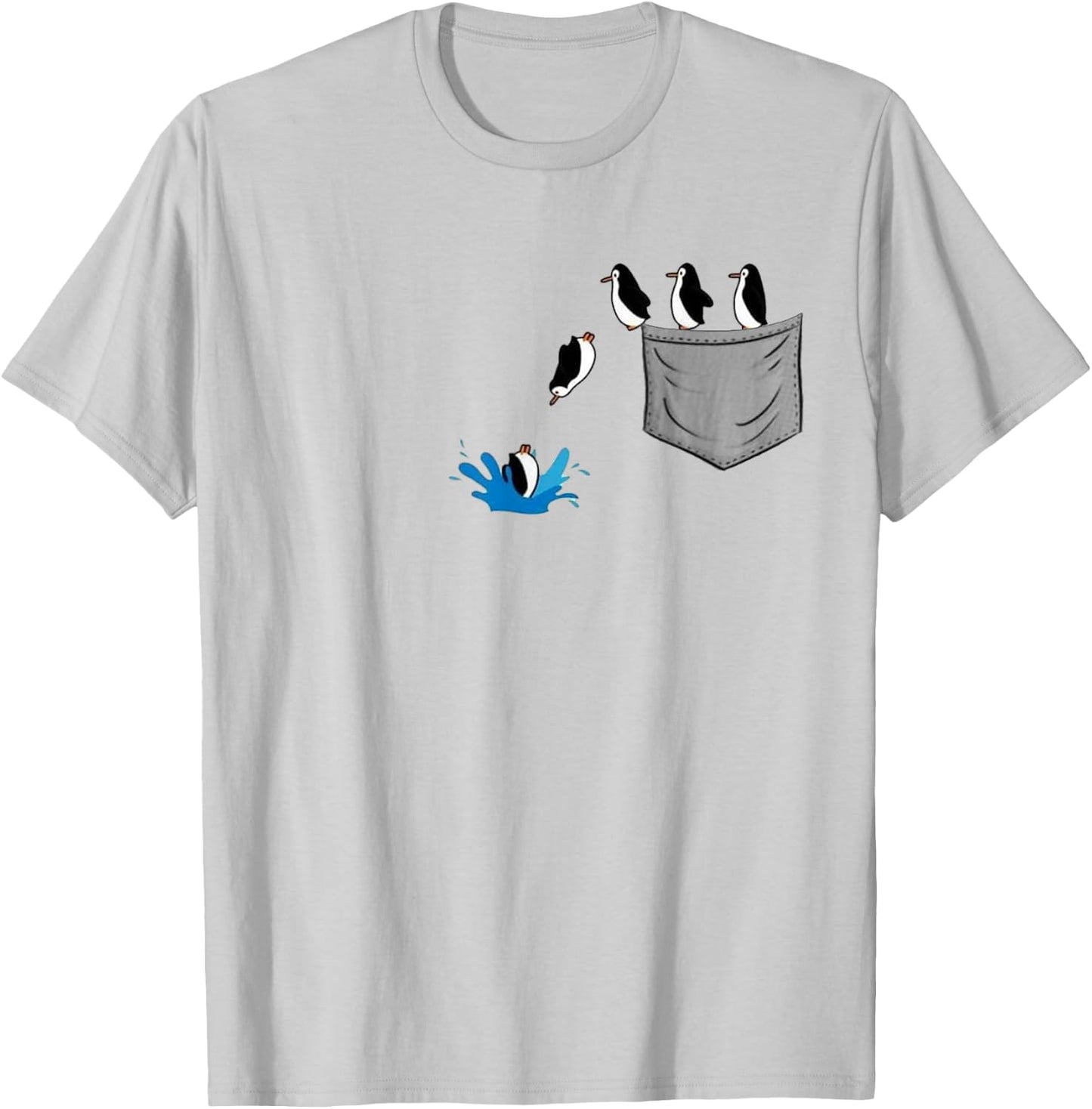 Love penguin Women Shirt penguin Lovers for kids and girls T-Shirt - T-Shirt | Ash
