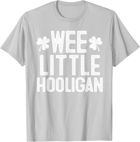 Wee Little Hooligan St Patrick's Day Gift T-Shirt - T-Shirt | Ash