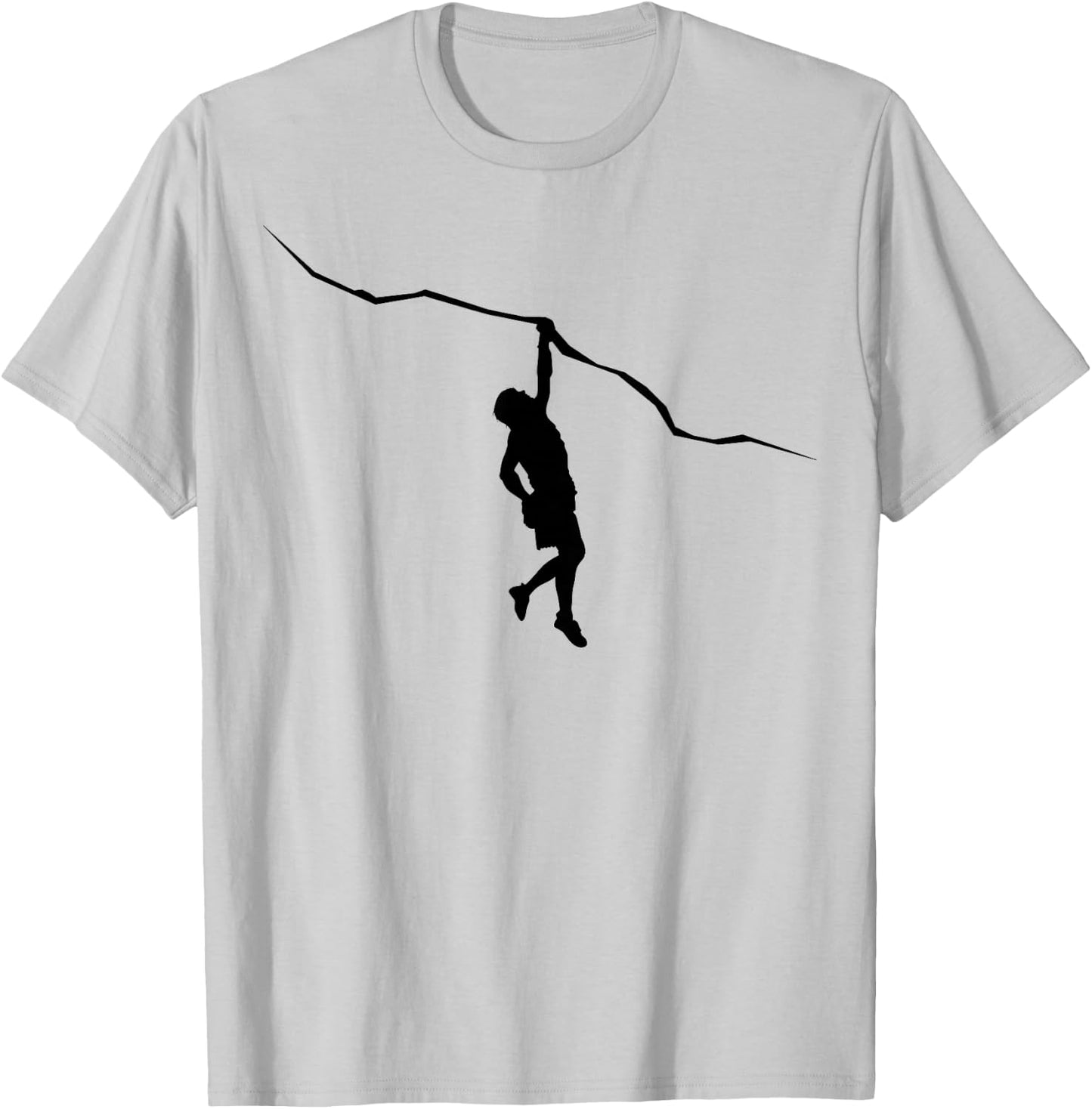 Climbing Climber Bouldering T-Shirt - T-Shirt | Ash