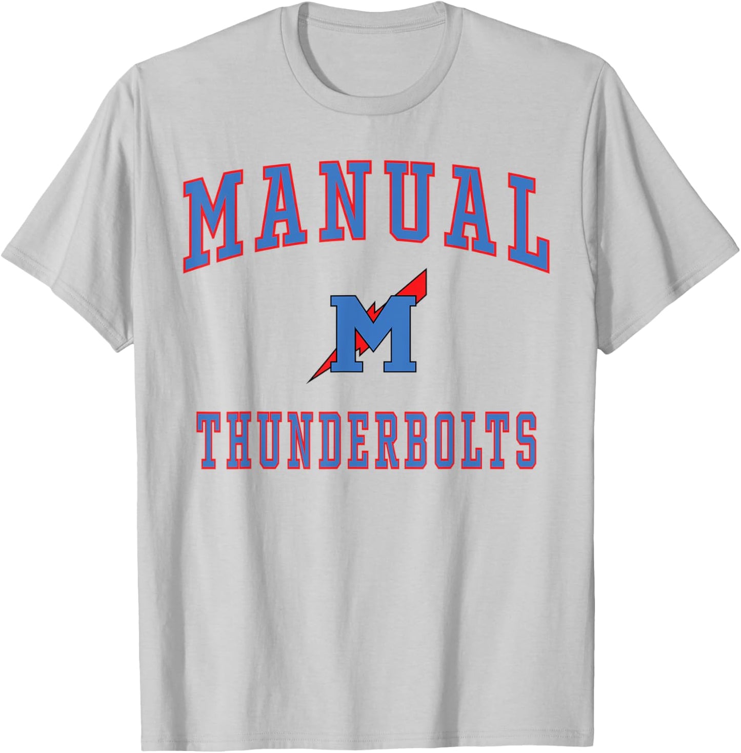 Manual High School Thunderbolts T-Shirt - T-Shirt | Ash