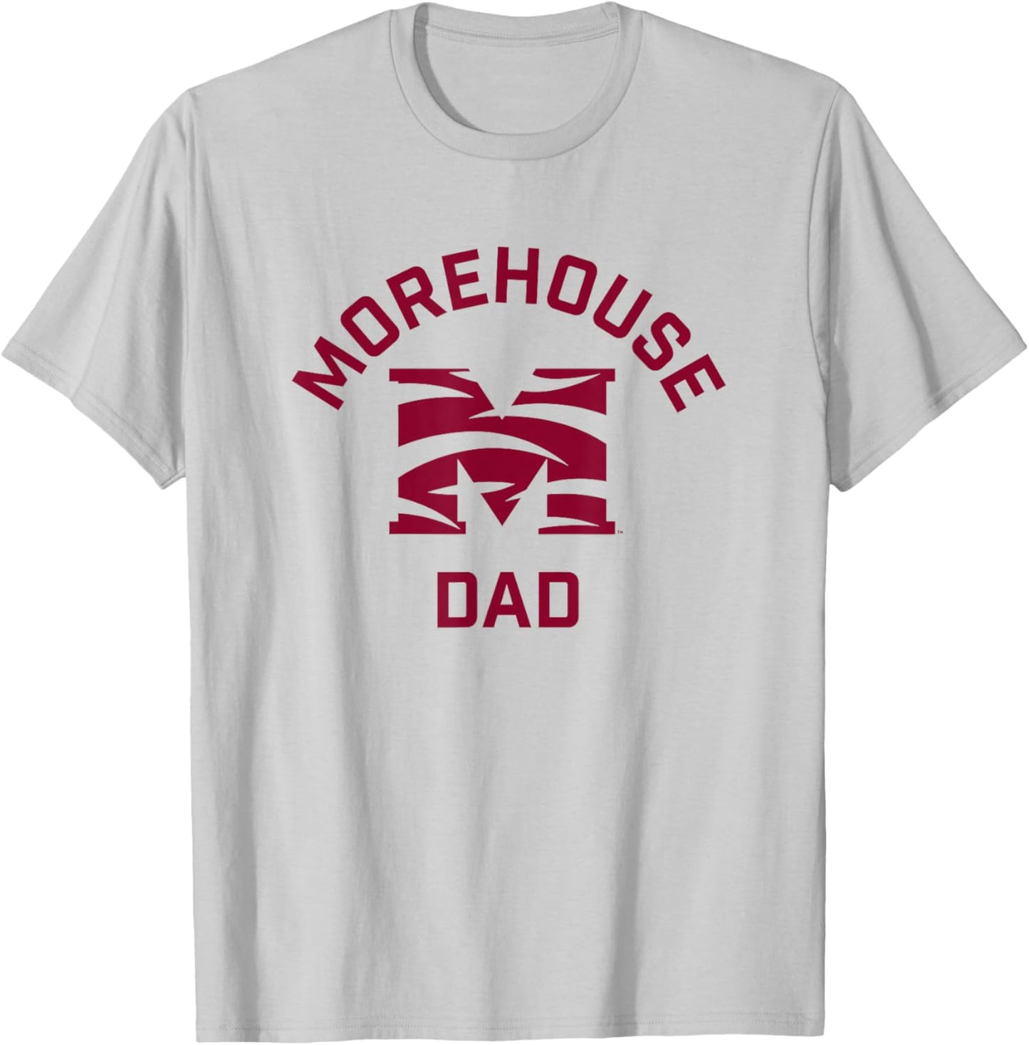 Morehouse College Maroon Tigers Arched Dad T-Shirt - T-Shirt | Ash
