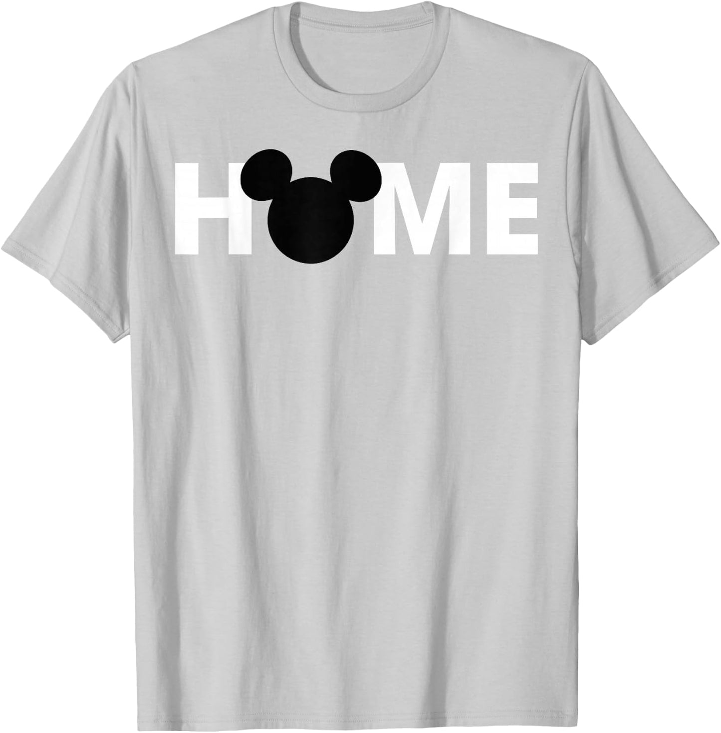 Disney Mickey And Friends Mickey Silhouette Home T-Shirt - T-Shirt | Ash