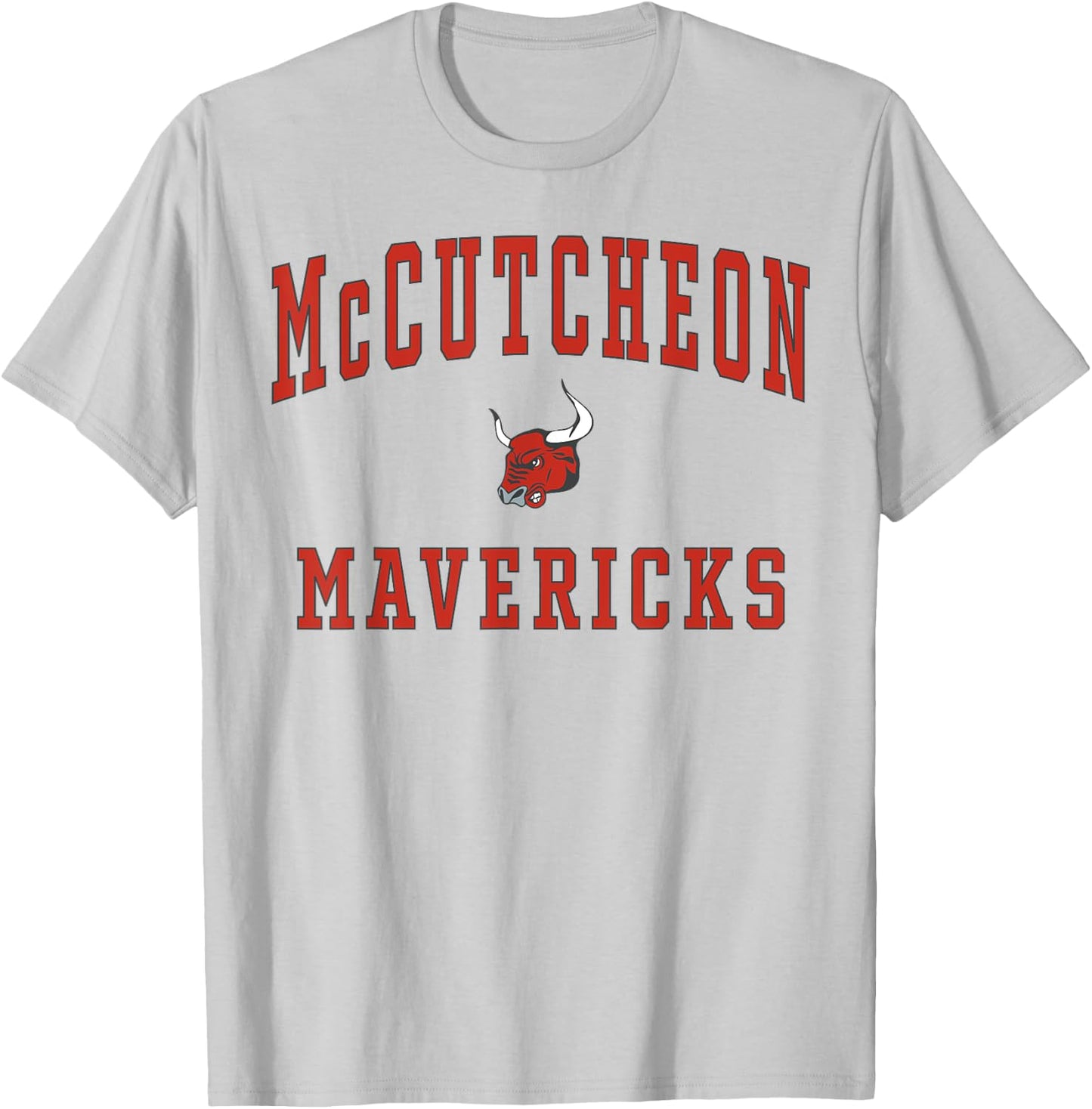 McCutcheon High School Mavericks T-Shirt - T-Shirt | Ash