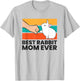 Best Rabbit Mom Ever Funny Rabbit Mother Rabbit Bunny T-Shirt - T-Shirt | Ash
