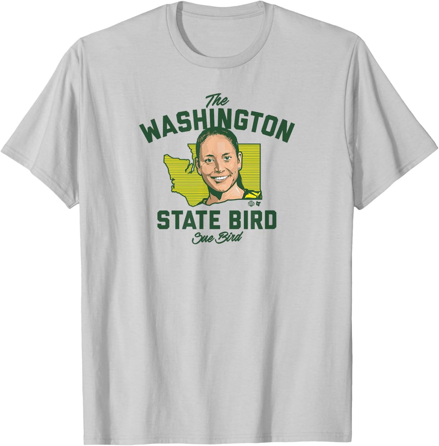 Sue Bird - Washington State Bird - Seattle Basketball T-Shirt - T-Shirt | Ash