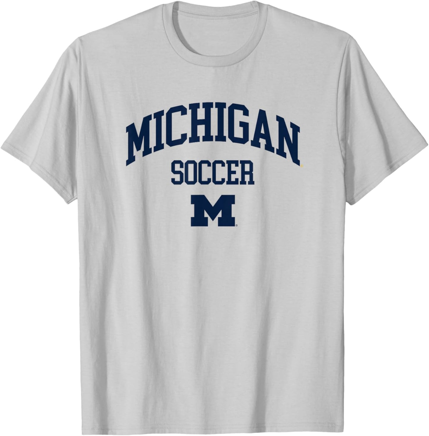 University of Michigan Wolverines U of M Soccer T-Shirt - T-Shirt | Ash