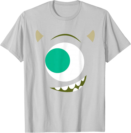 Disney PIXAR Monsters, Inc. Big Face Mike Wazowski Costume T-Shirt - T-Shirt | Ash