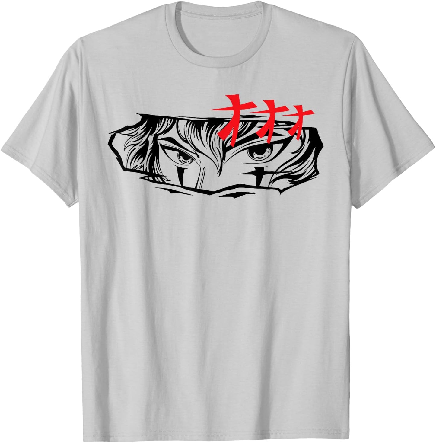 Anime Eyes T-Shirt - T-Shirt | Ash