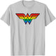 DC Comics Pride Wonder Woman Rainbow Logo T-Shirt - T-Shirt | Ash
