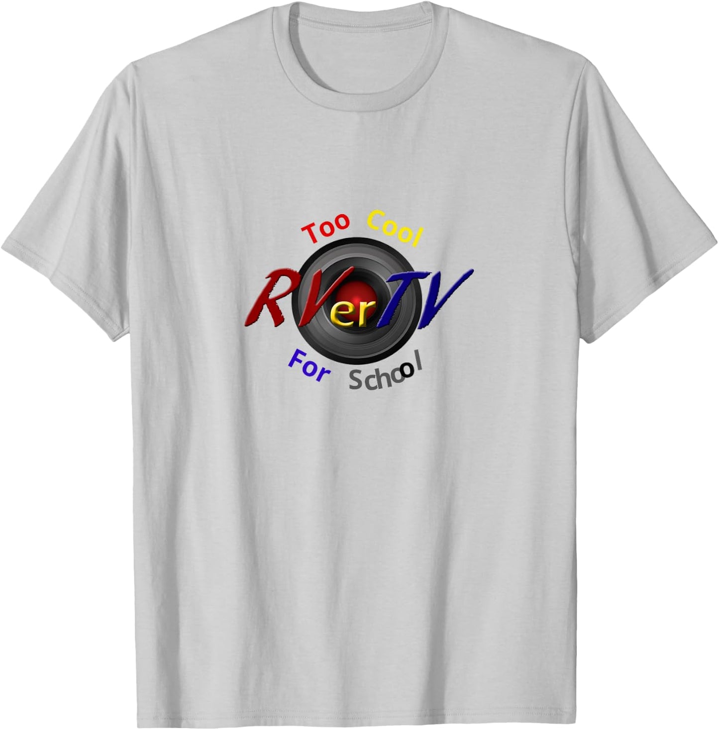 RVerTV too cool for school T-Shirt - T-Shirt | Ash