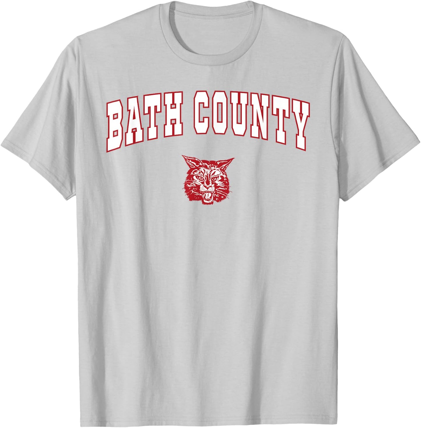 Bath County High School Wildcats T-Shirt - T-Shirt | Ash