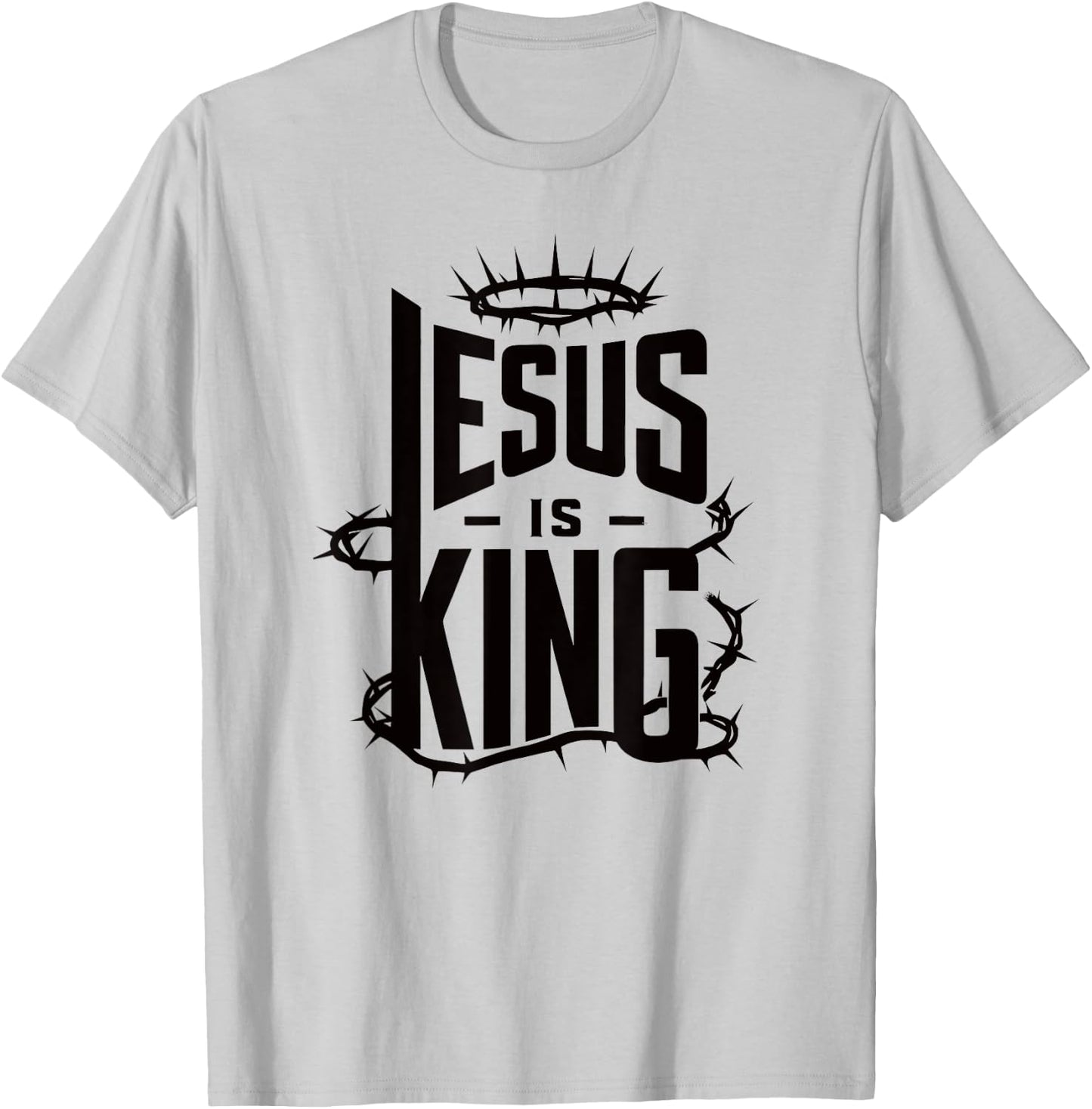Jesus Is King T-Shirt - T-Shirt | Ash